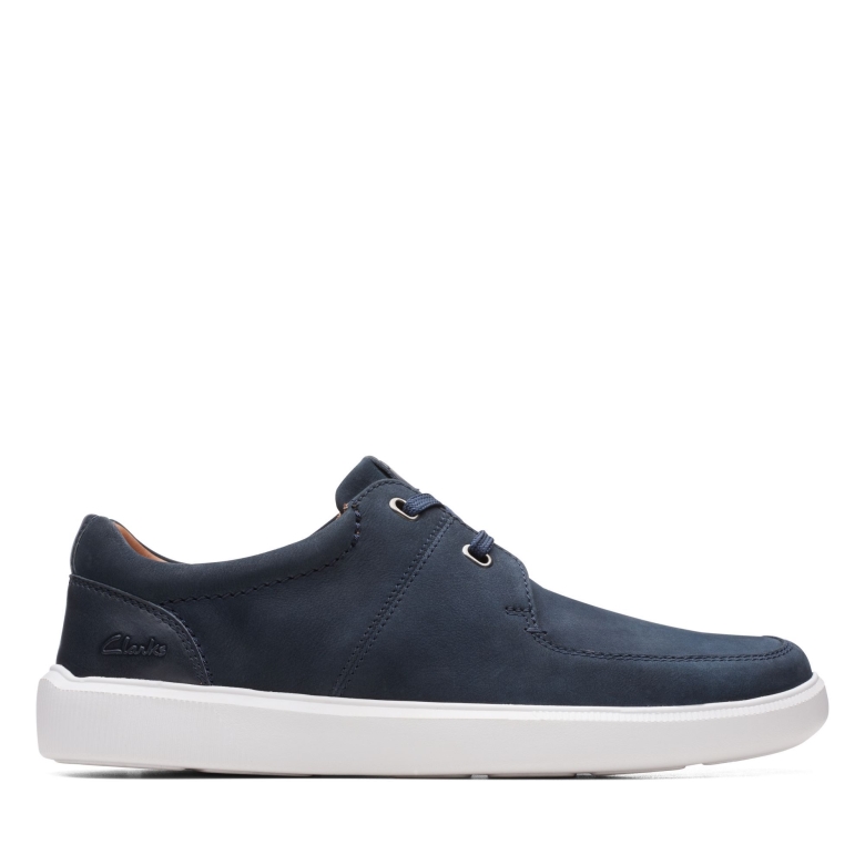 Clarks Cambro-spitze Marineblaues Nubukleder