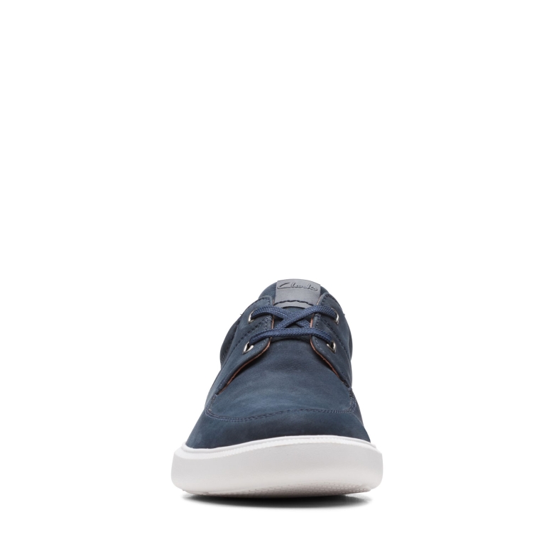 Clarks Cambro-spitze Marineblaues Nubukleder