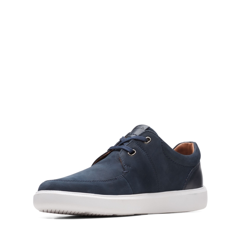 Clarks Cambro-spitze Marineblaues Nubukleder