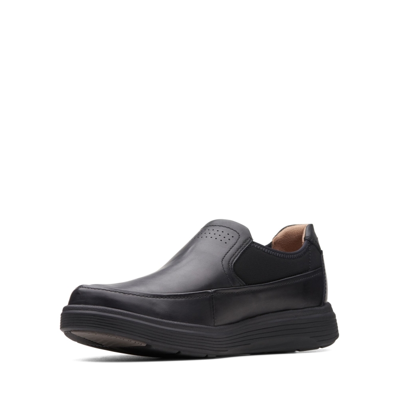 Schwarzes Leder Un Abode Go Clarks