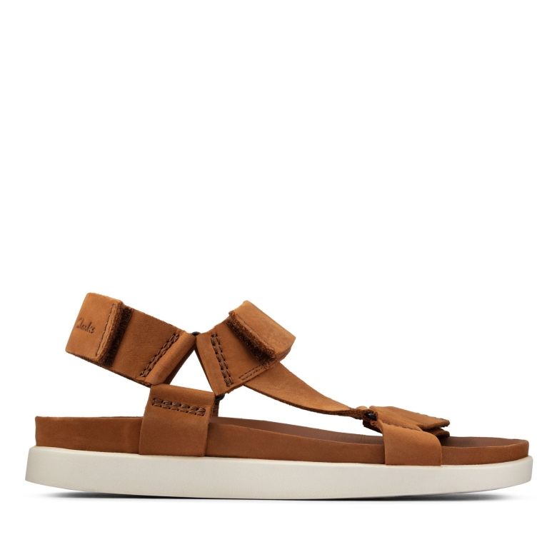 Hellbraunes Nubukleder Von Clarks Sunder