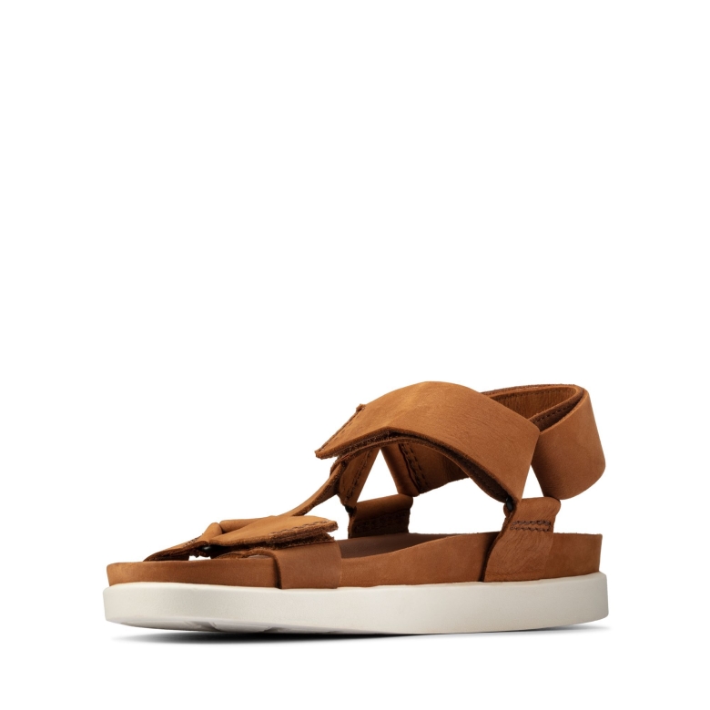 Hellbraunes Nubukleder Von Clarks Sunder