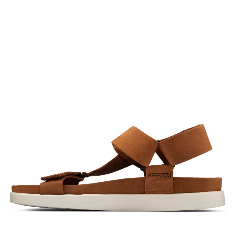 Hellbraunes Nubukleder Von Clarks Sunder
