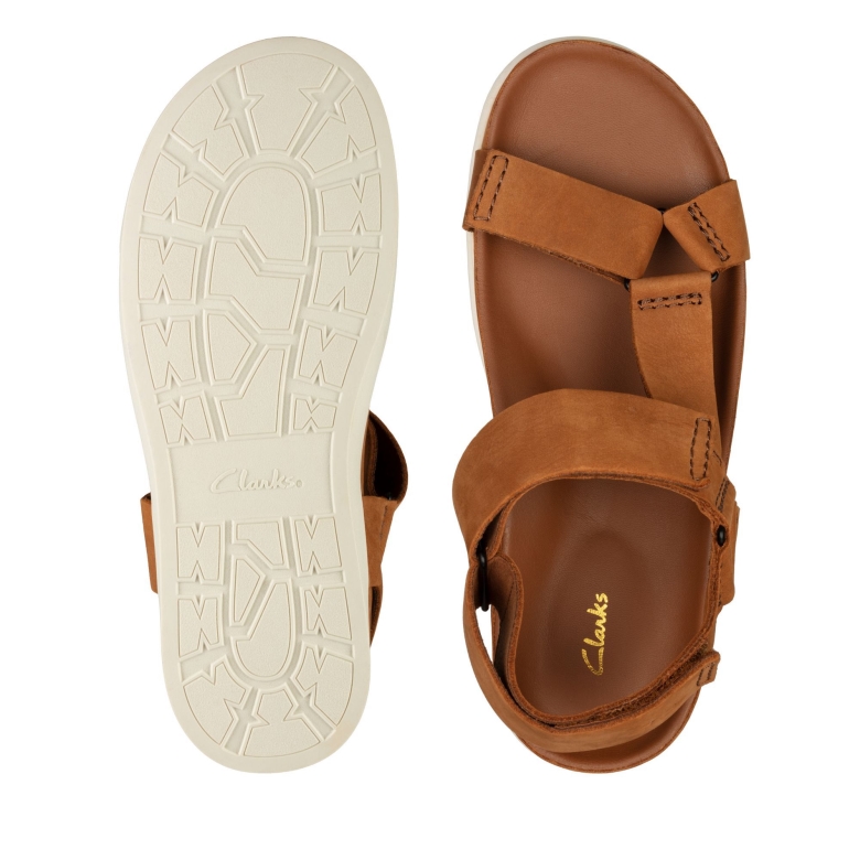 Hellbraunes Nubukleder Von Clarks Sunder