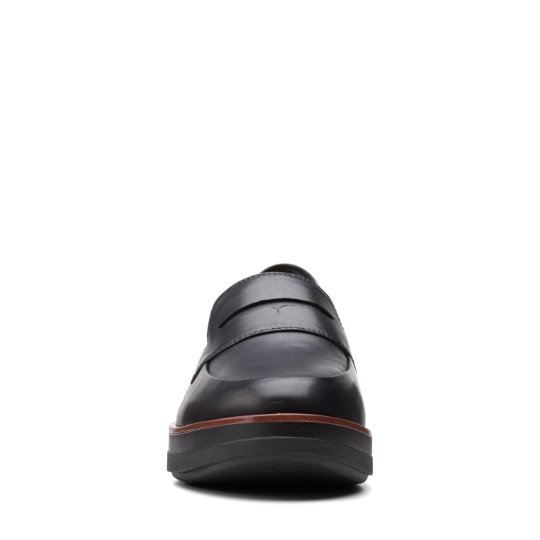 Clarks Shaylstep Schwarzes Leder