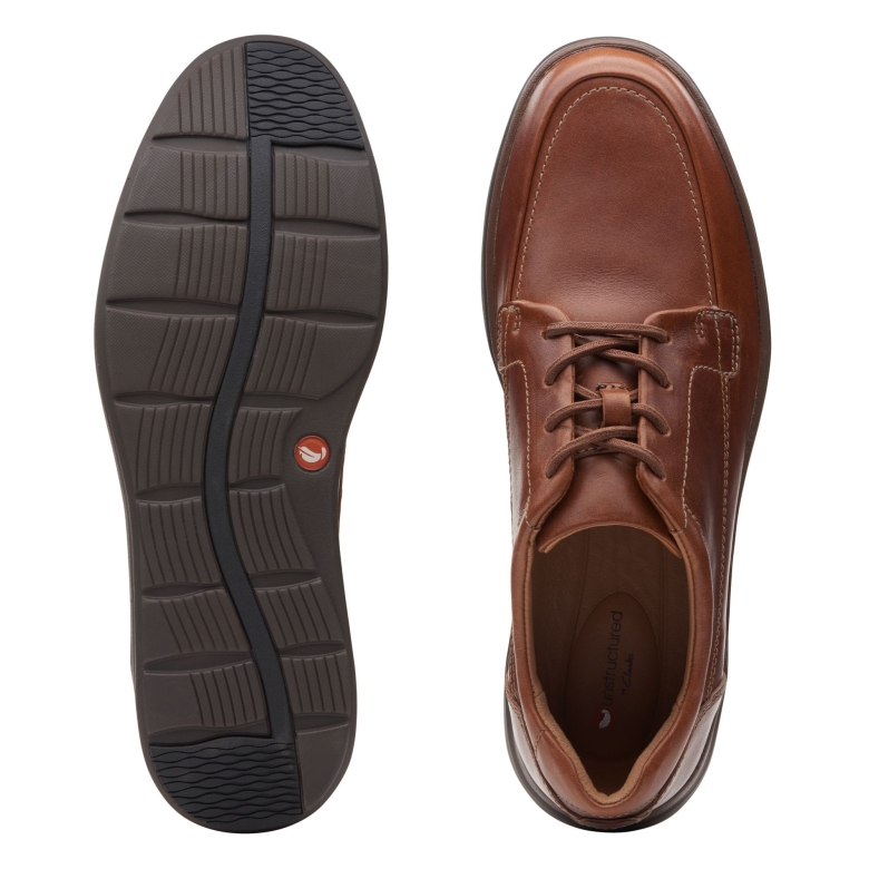 Dunkelbraunes Leder Un Wohnsitz Ease Clarks
