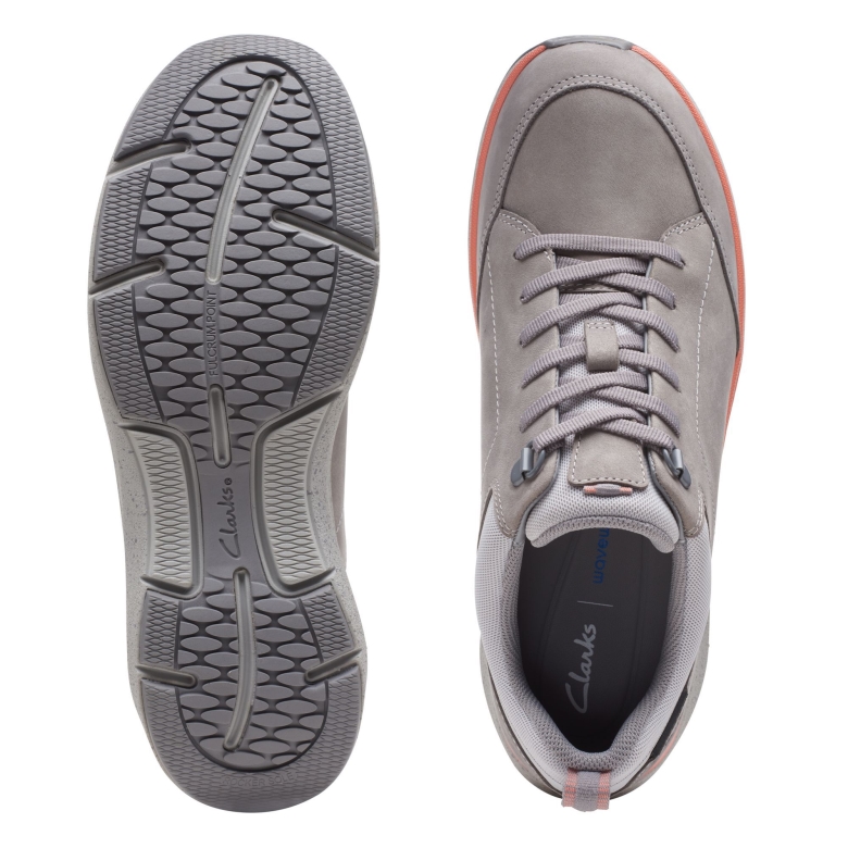 Grau Kombi Clarks Wave 20 Spitze
