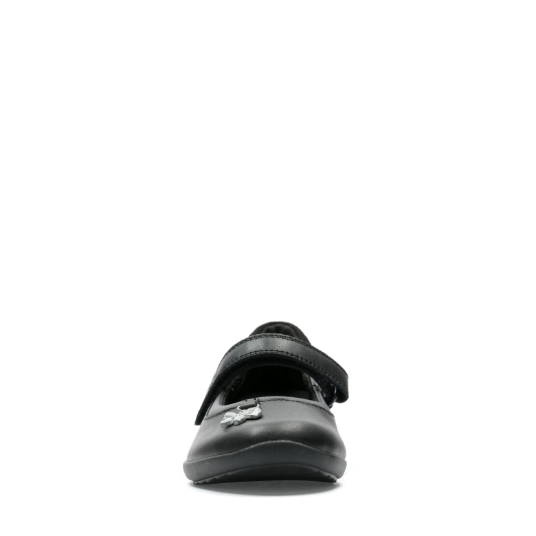 Clarks Vibrant Trail K Schwarzes Leder