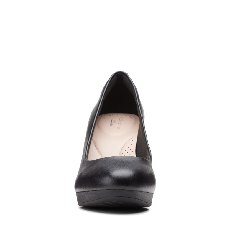 Ambyr Joy Clarks Aus Schwarzem Leder