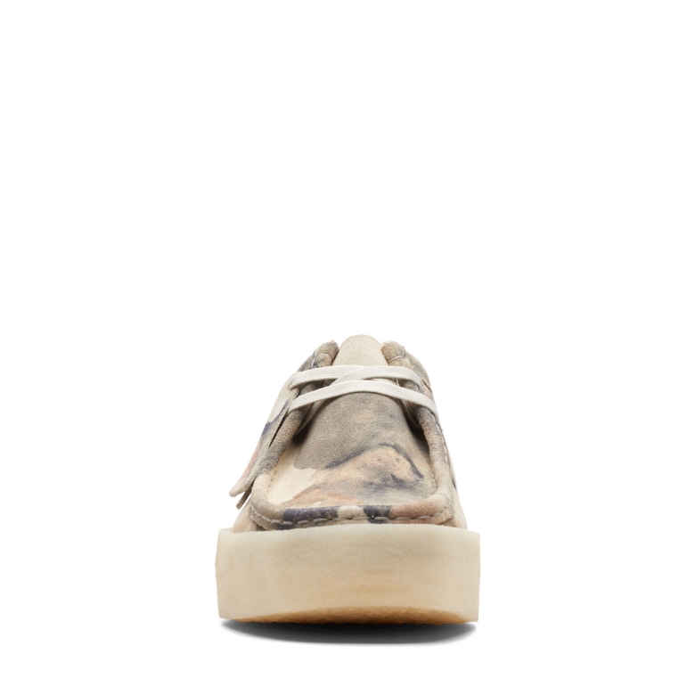Off White Camo Clarks Wallabee Tasse