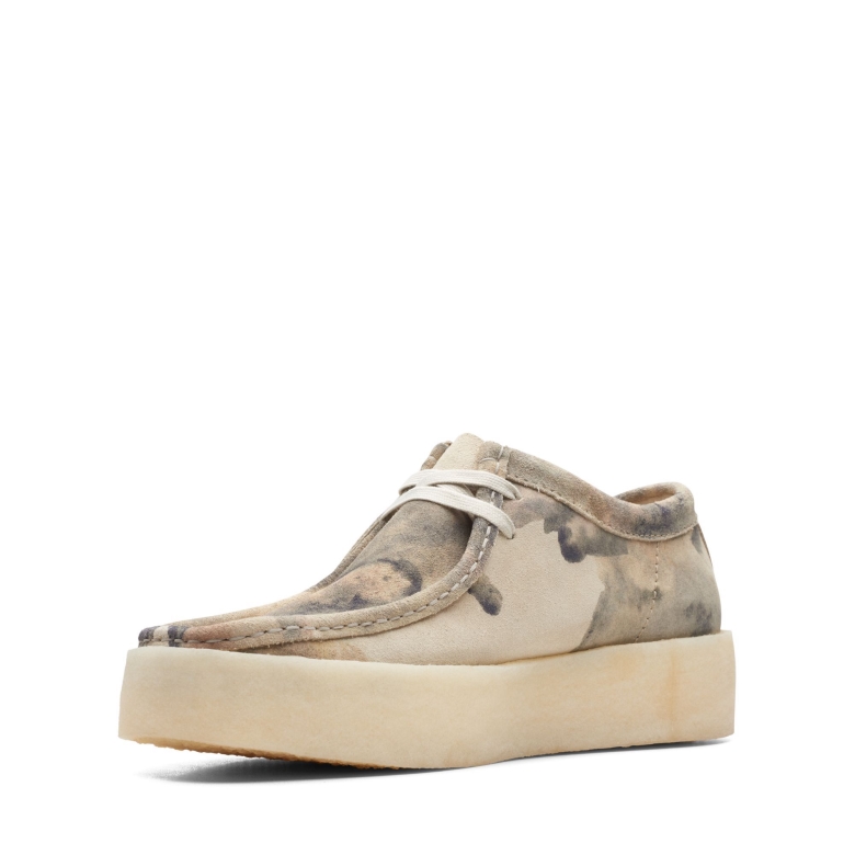 Off White Camo Clarks Wallabee Tasse