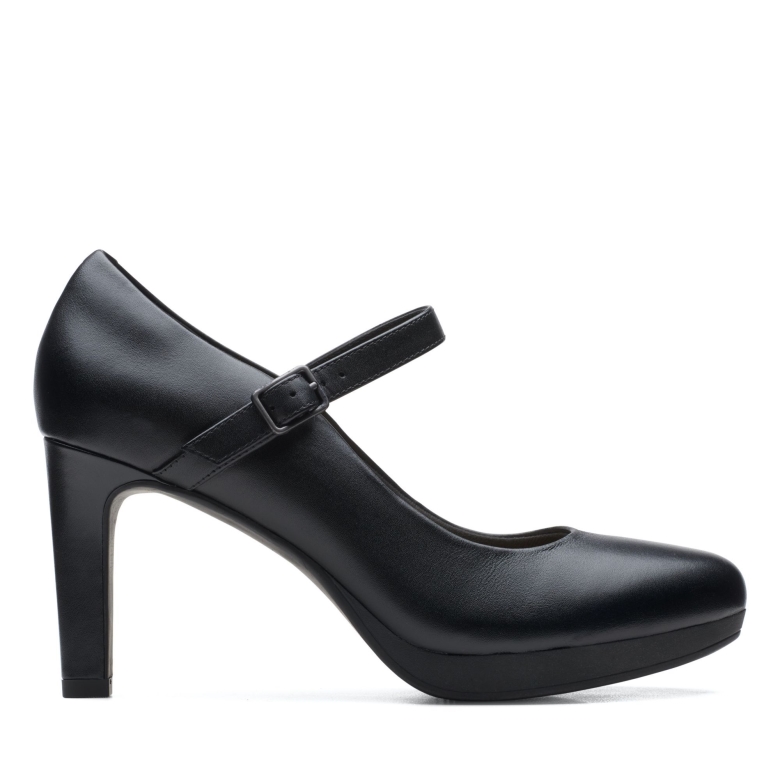 Ambyr Shine Clarks Schwarzes Leder