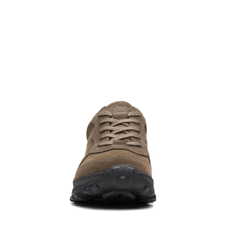 Khaki Nubuk Clarks Atl Trek Free Wp
