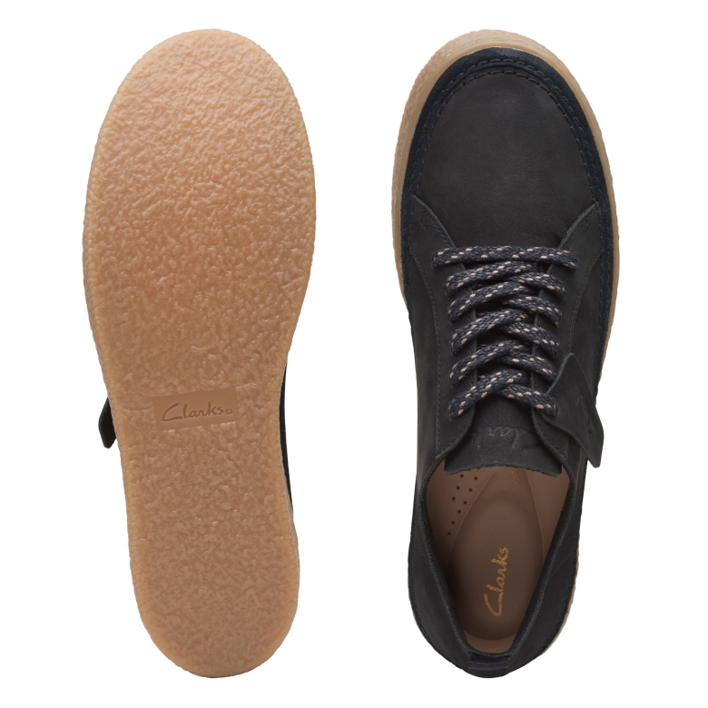Clarks Barleigh-spitze Aus Schwarzem Nubukleder