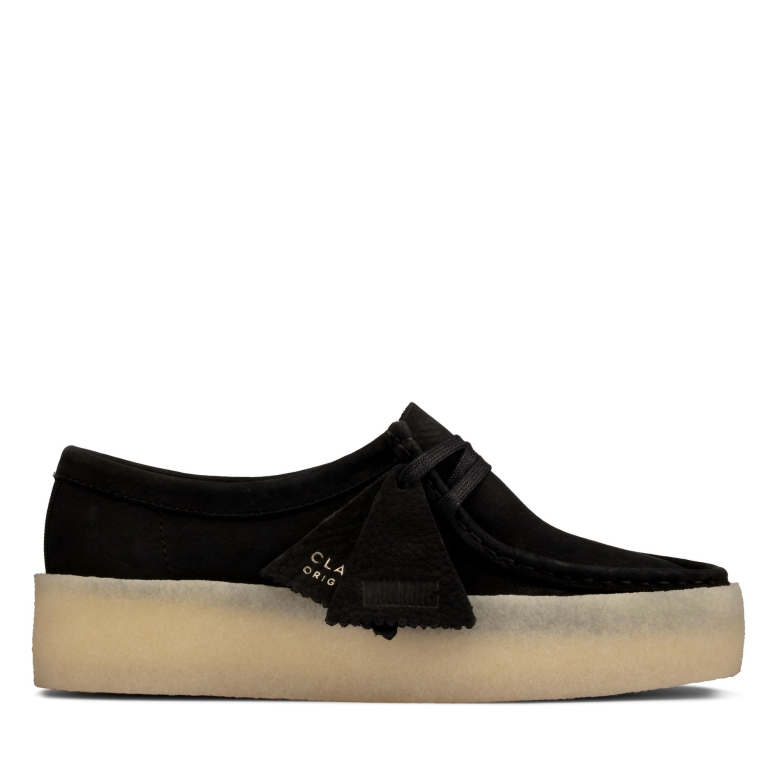 Wallabee Cup Clarks Schwarz