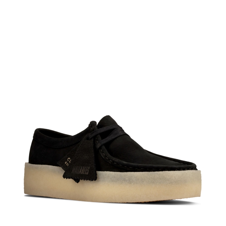 Wallabee Cup Clarks Schwarz