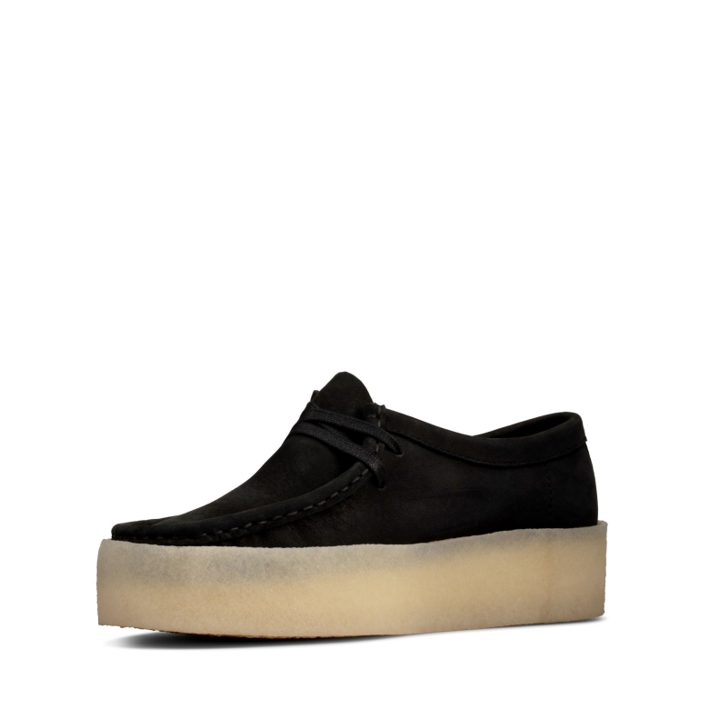 Wallabee Cup Clarks Schwarz