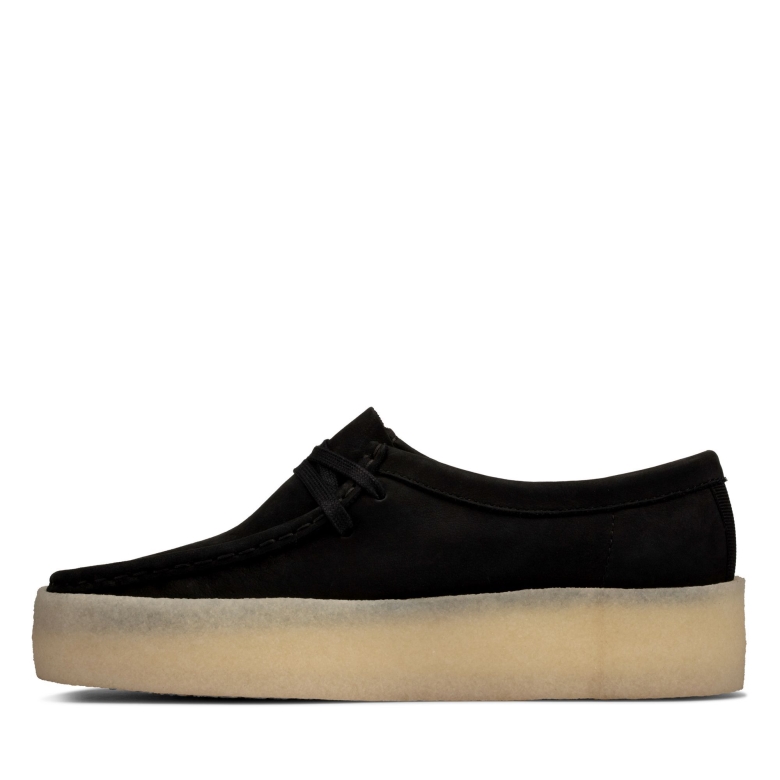 Wallabee Cup Clarks Schwarz