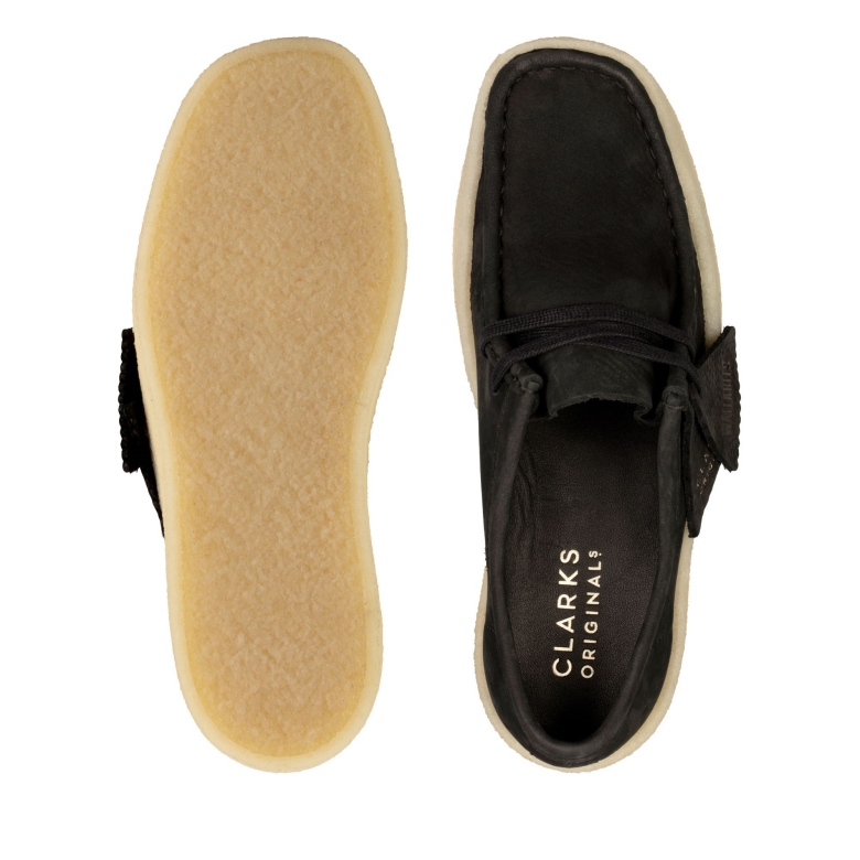 Wallabee Cup Clarks Schwarz