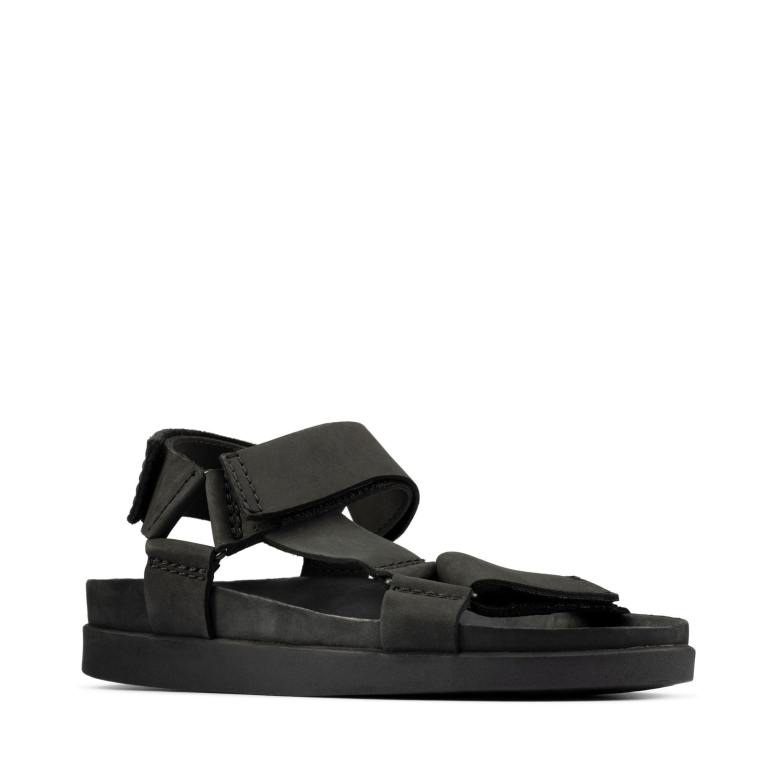 Clarks Sunder-sortiment Aus Schwarzem Nubukleder