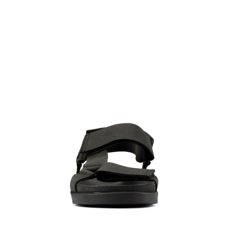 Clarks Sunder-sortiment Aus Schwarzem Nubukleder