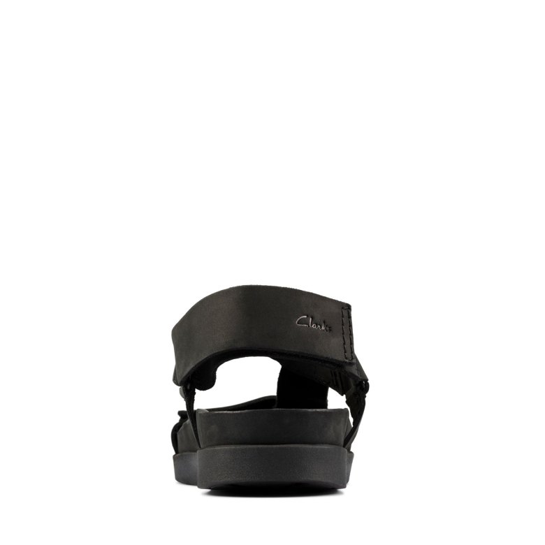 Clarks Sunder-sortiment Aus Schwarzem Nubukleder