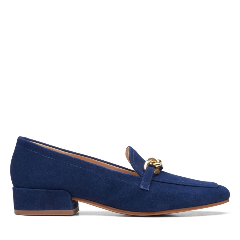 Seren 30 Step Clarks Blaues Wildleder