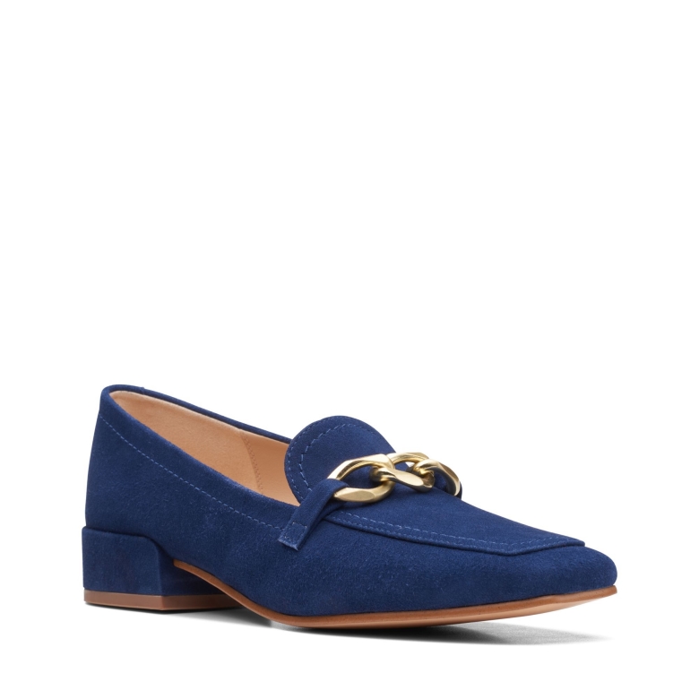 Seren 30 Step Clarks Blaues Wildleder