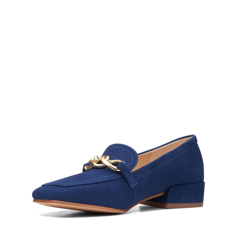 Seren 30 Step Clarks Blaues Wildleder