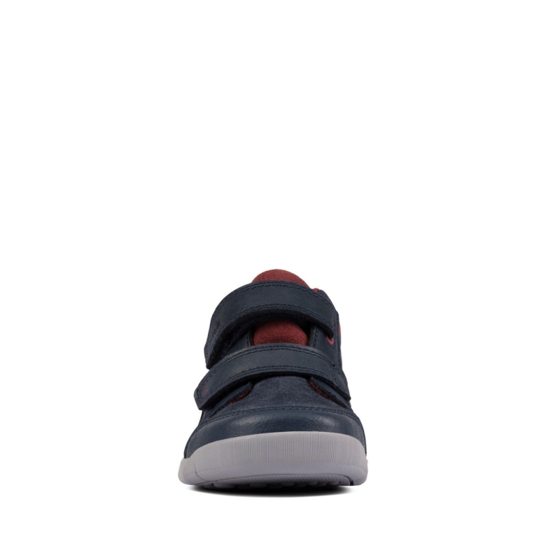 Clarks Rex Park T Marineblaues Leder