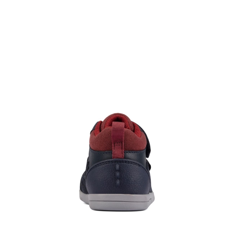 Clarks Rex Park T Marineblaues Leder
