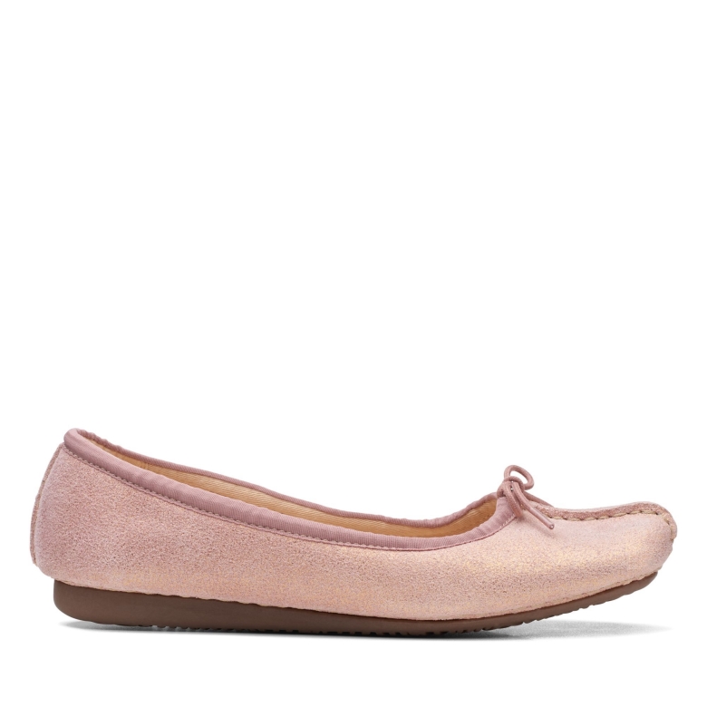 Clarks Sommersprossen Eisrosa Metallic