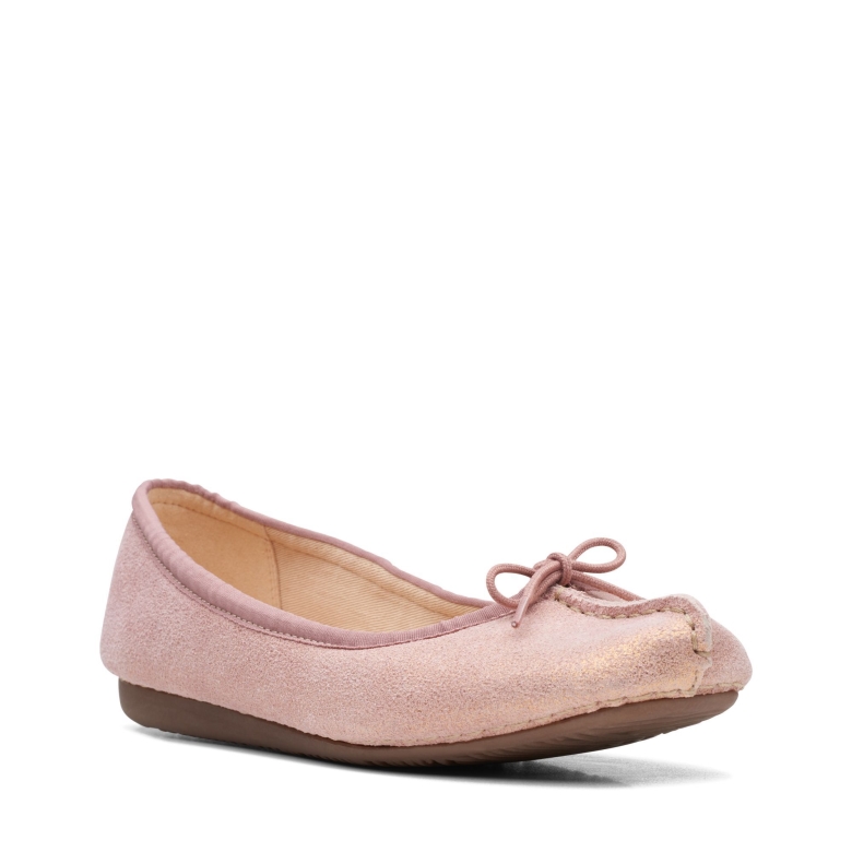 Clarks Sommersprossen Eisrosa Metallic