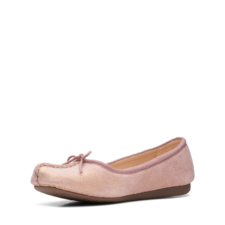 Clarks Sommersprossen Eisrosa Metallic