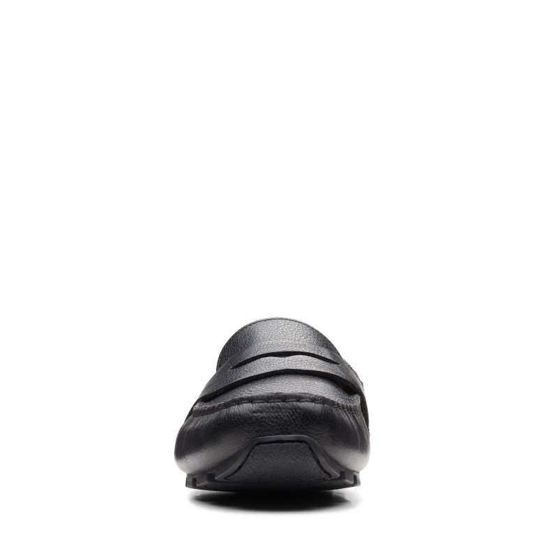 Clarks Oswick Bar Aus Schwarzem Leder