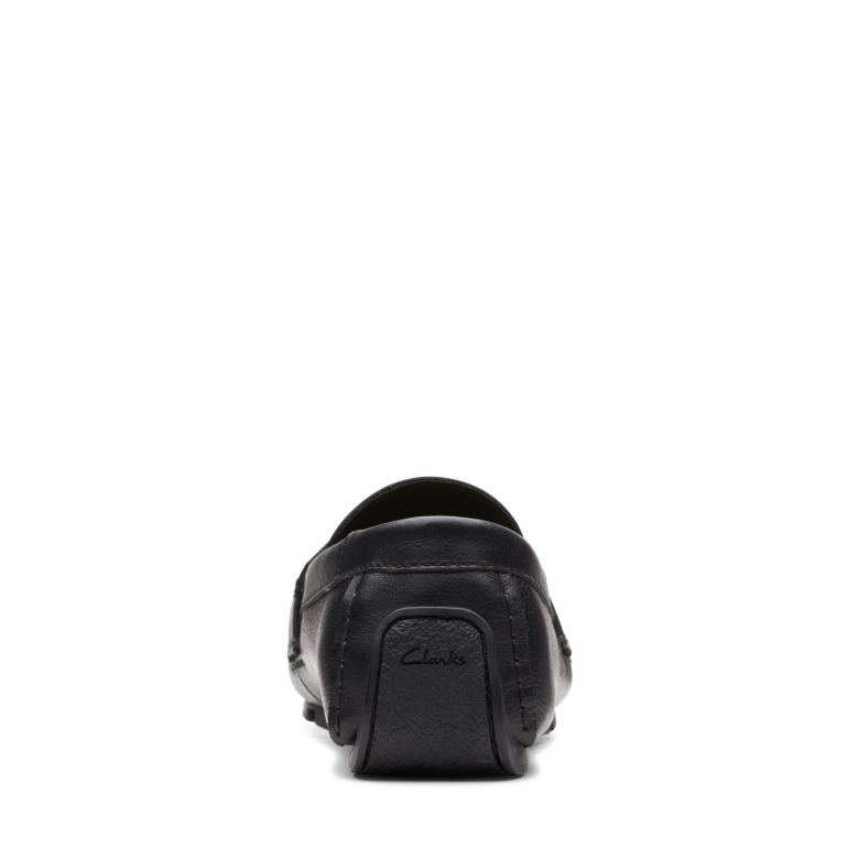 Clarks Oswick Bar Aus Schwarzem Leder