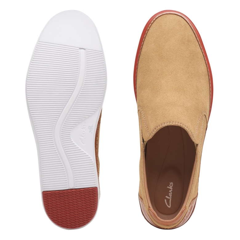 Bratton Step Sand Wildleder Clarks
