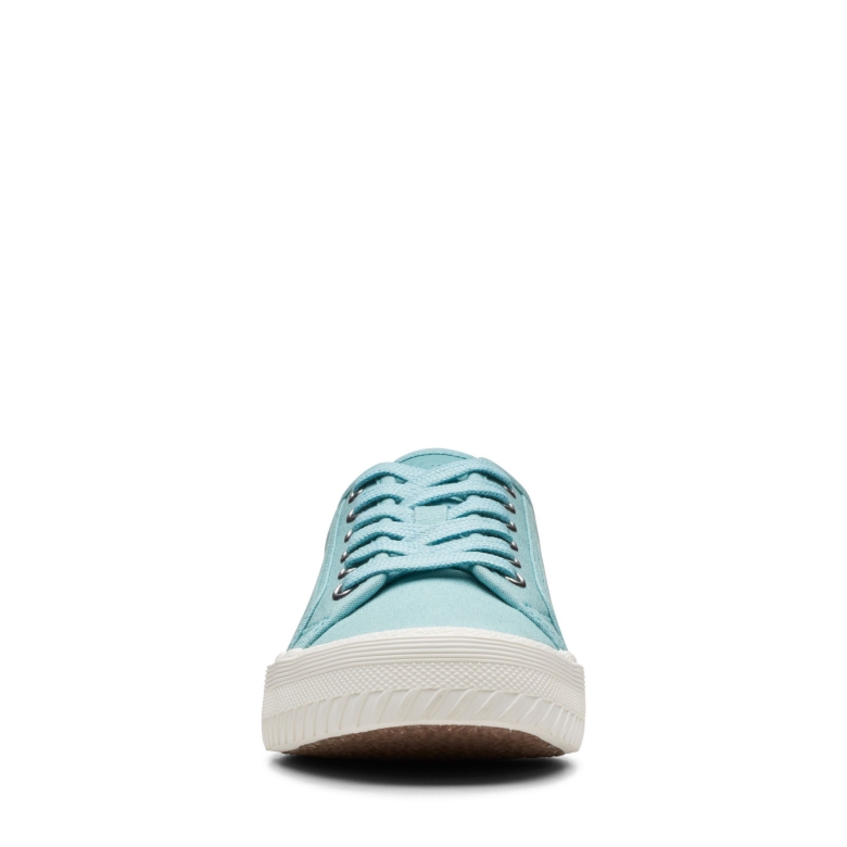 Roxby Lace Türkis Canvas Clarks