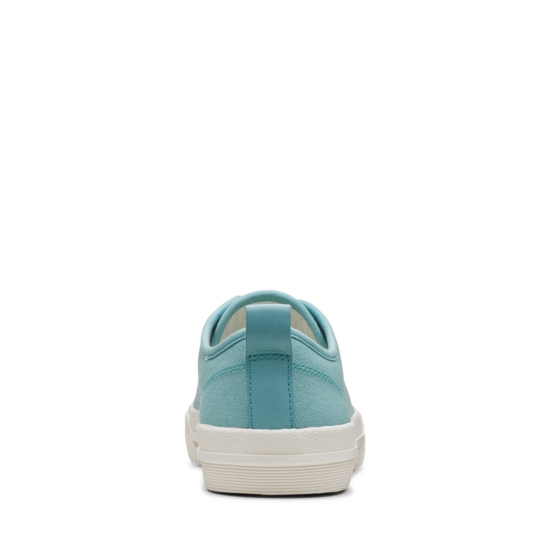 Roxby Lace Türkis Canvas Clarks