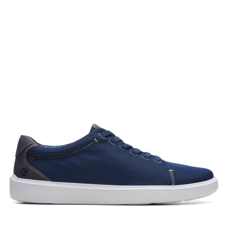 Clarks Navy Textil Cambro Low