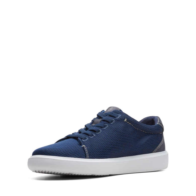 Clarks Navy Textil Cambro Low