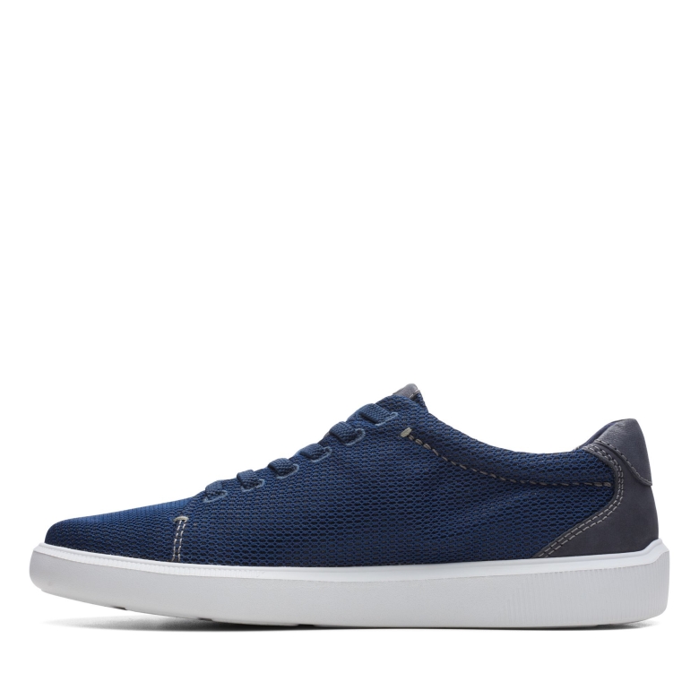 Clarks Navy Textil Cambro Low