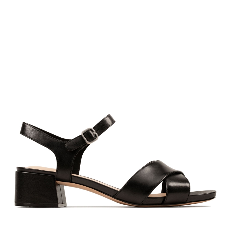 Schwarzes Clarks-sheer35-lederband