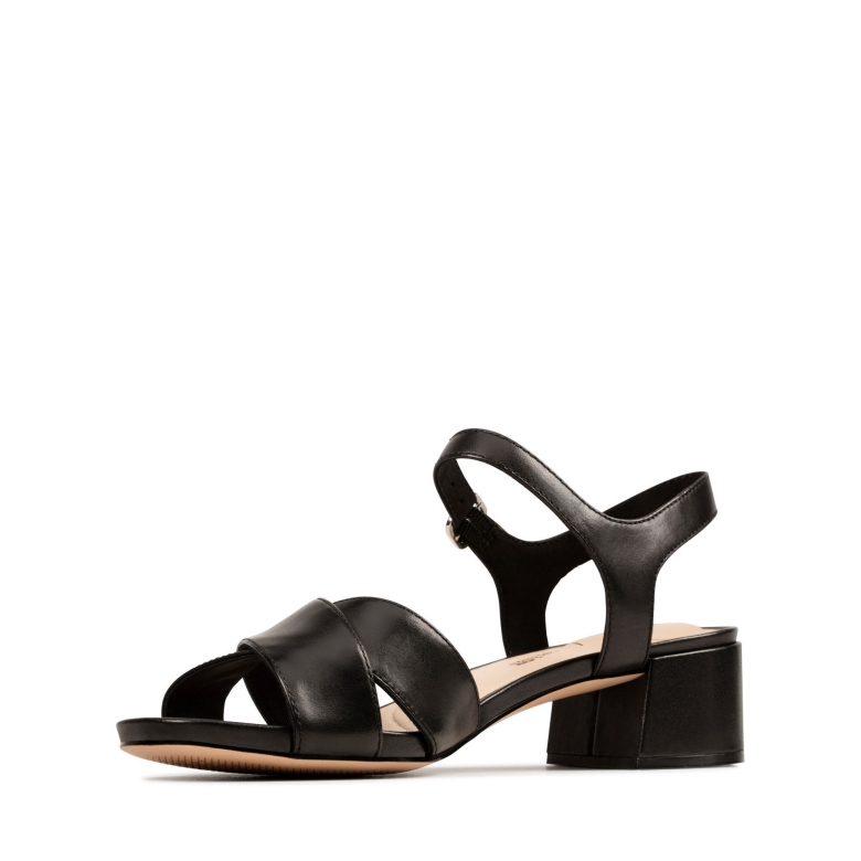 Schwarzes Clarks-sheer35-lederband