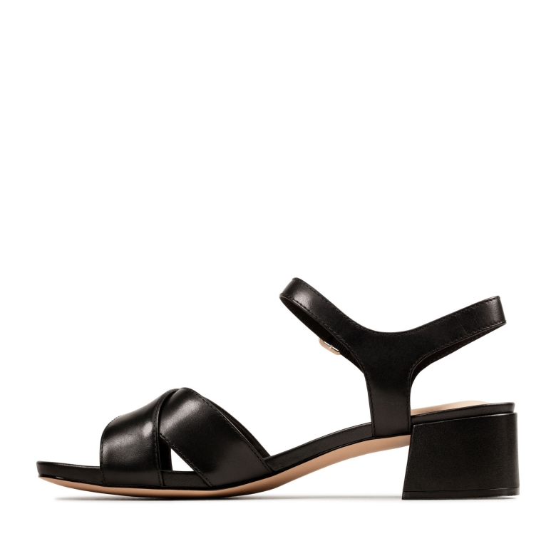 Schwarzes Clarks-sheer35-lederband