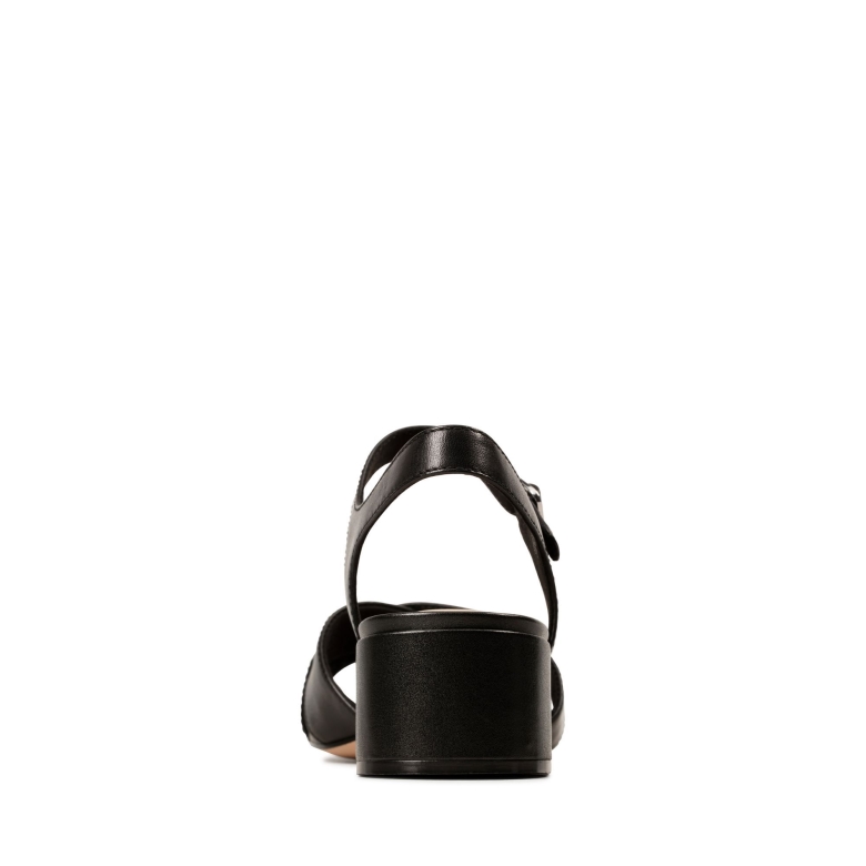 Schwarzes Clarks-sheer35-lederband