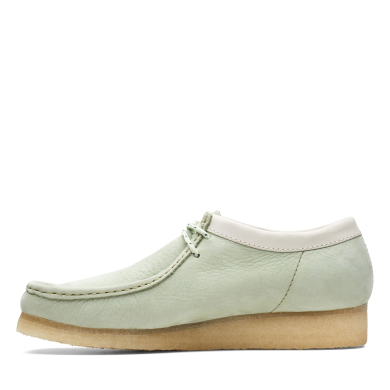 Wallabee Clarks Blassgrün