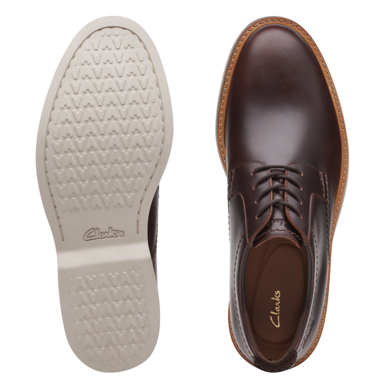 Clarks Britisch Tan Lea Atticus Ltlace