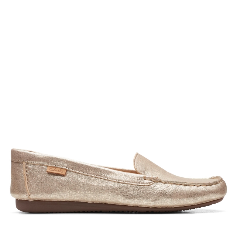 Sommersprossenspaziergang Clarks Champagner Lea