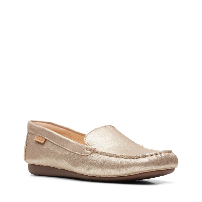 Sommersprossenspaziergang Clarks Champagner Lea